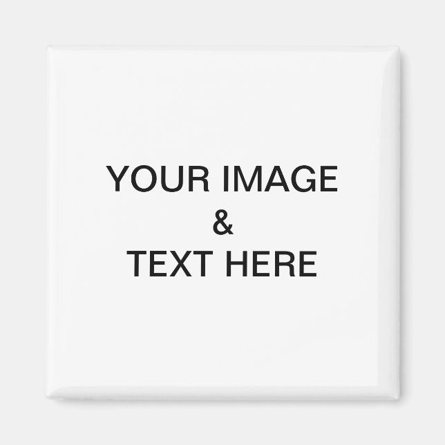 Personalisiertes individuelles Foto Magnet (Vorne)