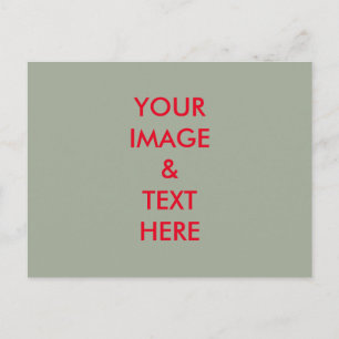 Personalisiertes individuelles Foto Postkarte