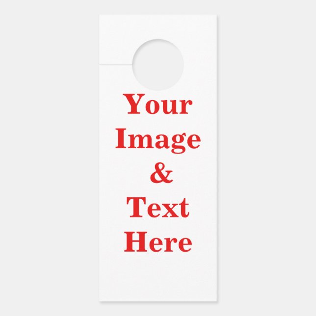 Personalisiertes individuelles Foto Türanhänger (Vorderseite)