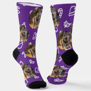 Personalisiertes individuelles Foto - Winterfeier Socken