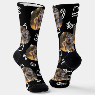 Personalisiertes individuelles Foto - Winterfeier Socken
