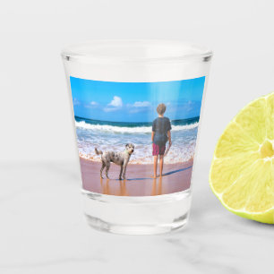 Personalisiertes, individuelles Geschenk für Ihr B Schnapsglas