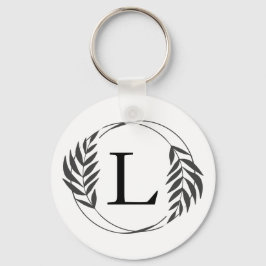 Personalisiertes individuelles Monogramm-Geschenk Schlüsselanhänger