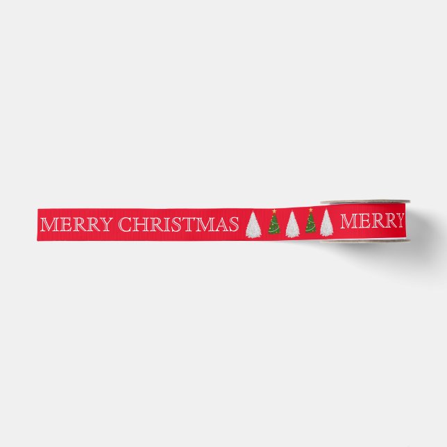 Personalisiertes, individuelles Weihnachtskorn Ripsband (Vorderseite)