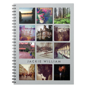 Personalisiertes Instagram Foto-Notizbuch Notizblock
