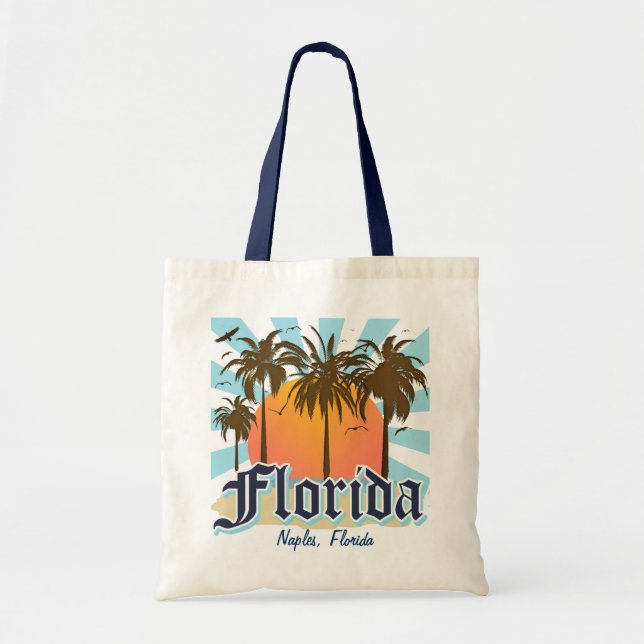 Personalisiertes (irgendeine Stadt) Florida Tragetasche (Vorne)