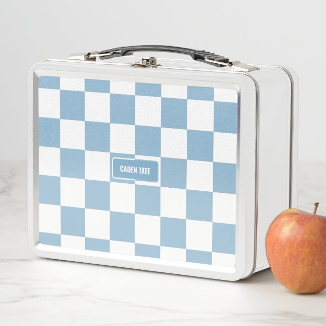 Personalisiertes Iris Baby Blue Metall Brotdose (Beispiel)