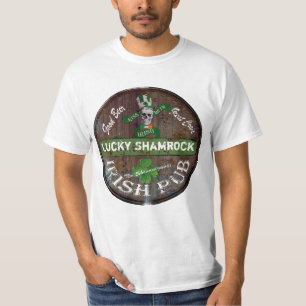 Personalisiertes irisches Pubzeichen T-Shirt