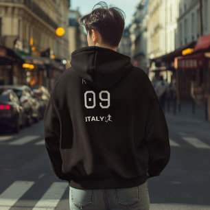 Personalisiertes Italien Nationalteam Professionel Hoodie