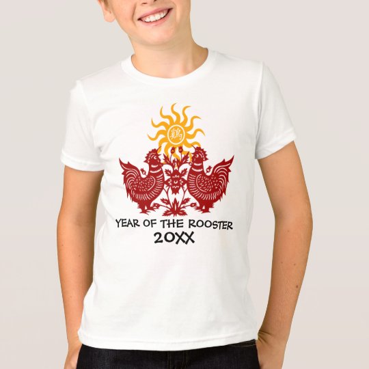 Personalisiertes Jahr des Hahns W/Year T-Shirt