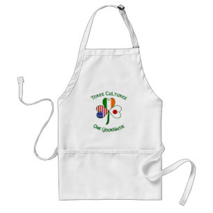 Personalisiertes Japan Irland USA Shamrock Schürze