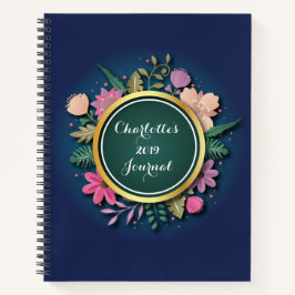 Personalisiertes Journal 2019 Notizbuch