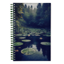 personalisiertes Journal "Dunkle Ätherische Gewäss