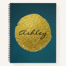Personalisiertes Journal mit Goldfolien individuel Notizbuch