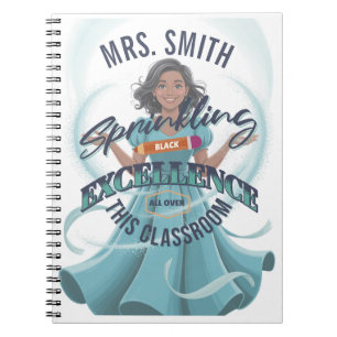 Personalisiertes Journal 'Sprinkling Black Excelle Notizblock