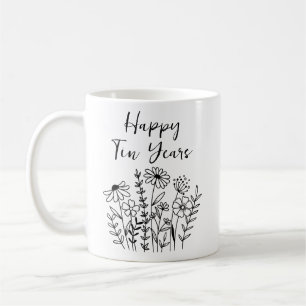 Personalisiertes Jubiläums-Tassenset für das perfe Kaffeetasse