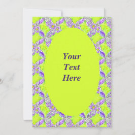 Personalisiertes Jugendstil-Weave-Muster Einladung