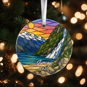 Personalisiertes Juneau-Acryl-Ornament, individuel Ornament