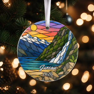 Personalisiertes Juneau-Acryl-Ornament, individuel Ornament