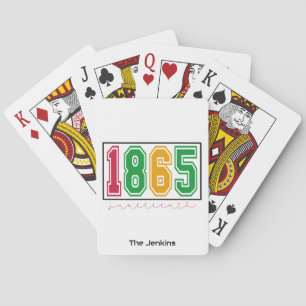 Personalisiertes Juneteh - Schwarze Geschichte Spielkarten