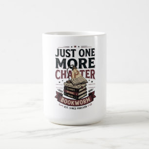 Personalisiertes Just One More Chapter Est 1985 Bu Kaffeetasse