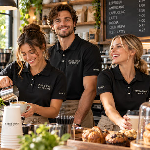 Personalisiertes Kaffeehauspersonal bestickt