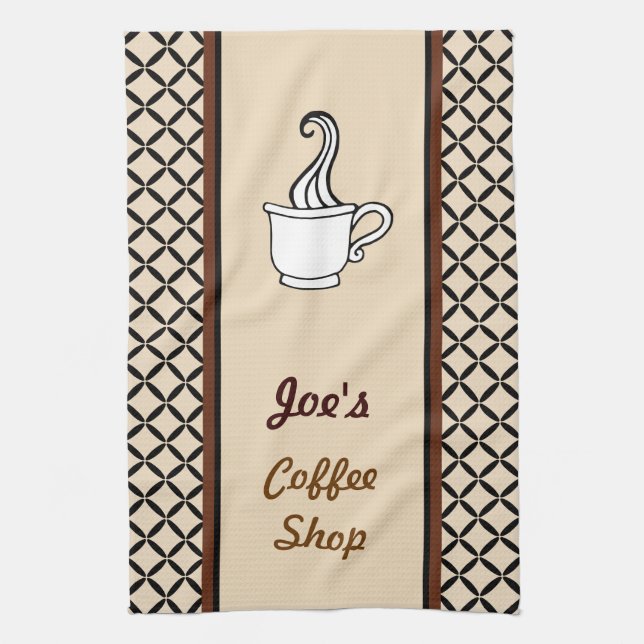 Personalisiertes Kaffeetuch Küchentuch (Vertikal)