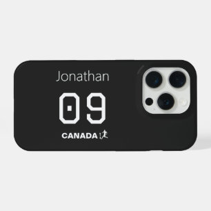 Personalisiertes Kanada-Fußballspieler-Geschenk iPhone 15 Pro Hülle