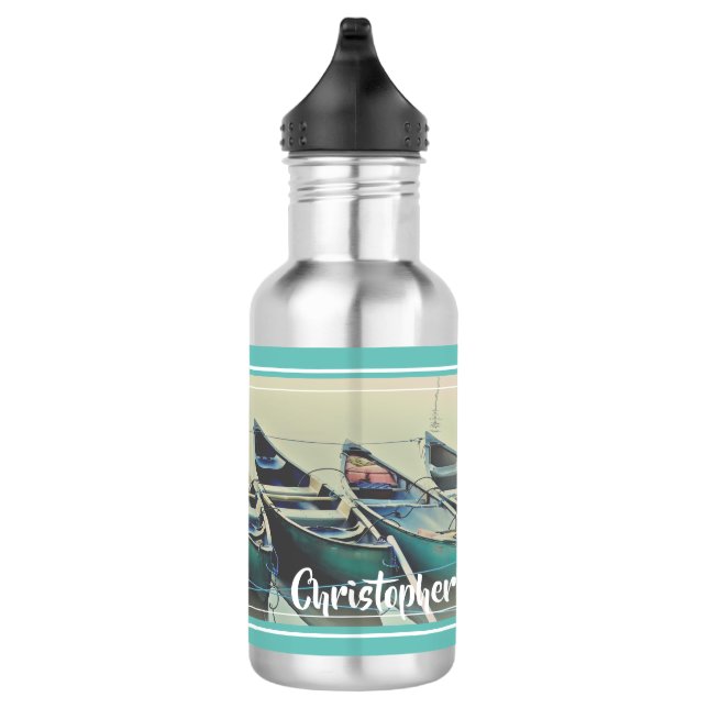 Personalisiertes Kanu Edelstahlflasche (Rechts)