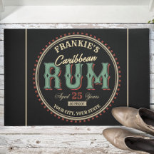 Personalisiertes karibisches Rum-Liquor-Flaschenet