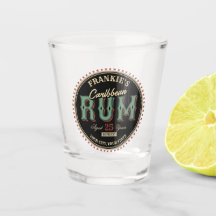 Personalisiertes karibisches Rum-Liquor-Flaschenet