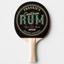 Personalisiertes karibisches Rum-Liquor-Flaschenet