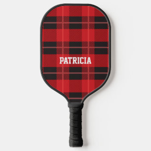 Personalisiertes Kariertes Pickleball-Paddel in Ro Pickleball Schläger