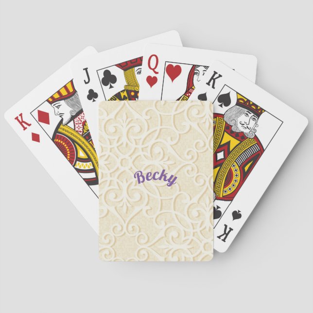 Personalisiertes Kartenspiel Spielkarten (Rückseite)