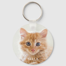 Personalisiertes Katzen-Andenken-Schlüsselanhänger