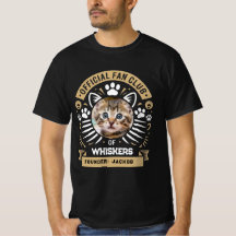 Personalisiertes Katzen-Fanclub-T-Shirt | Benutzer