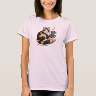 Personalisiertes Katzen-T-Shirt "Just One More Cha T-Shirt