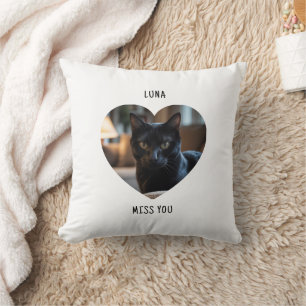 Personalisiertes Katzenkissen-Geschenk zur Erinner Kissen