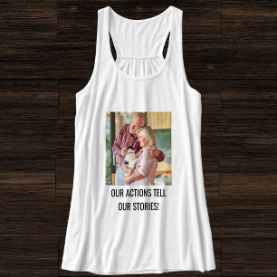 Personalisiertes Katzenmutter-Familienhaustier-Fot Tank Top