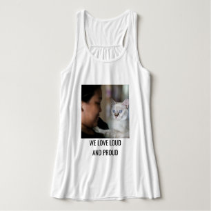 Personalisiertes Katzenmutter-Familienhaustier Süß Tank Top