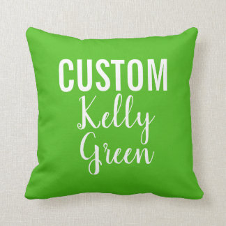 Personalisiertes KELLY GREEN Kissen Kissen