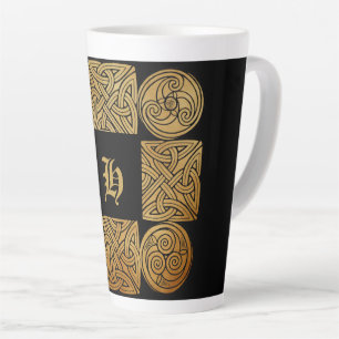 Personalisiertes Keltenkreuz Milchtasse