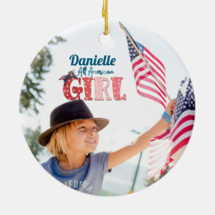 Personalisiertes Keramik-Ornament 'All American Gi Keramik Ornament