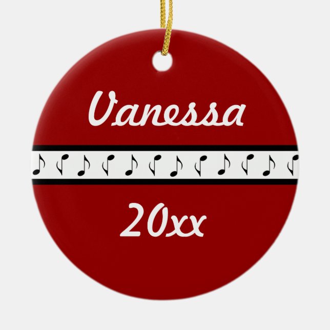 Personalisiertes Keramikornament (Vorne)