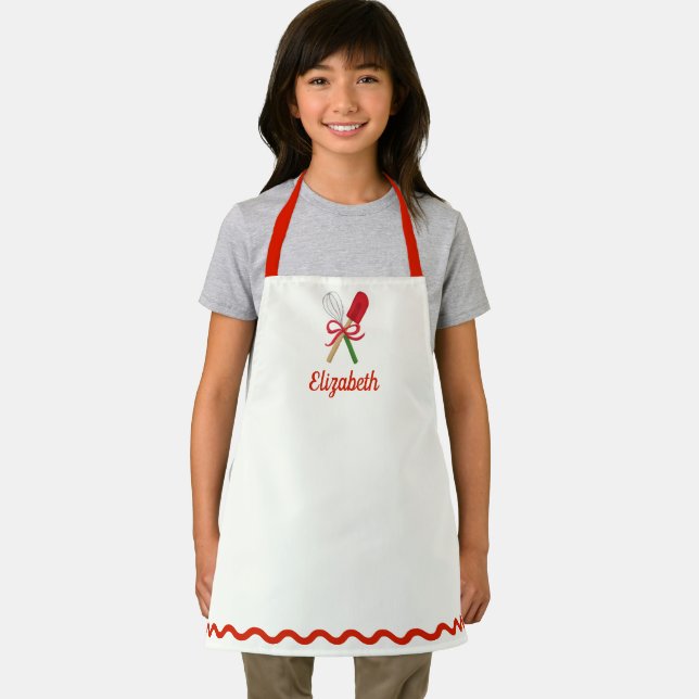 Personalisiertes Kids Holiday Backen Schürze (Insitu)