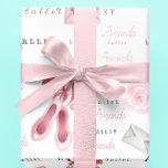 Personalisiertes Kind Ballerina Pink Geschenkpapier<br><div class="desc">Dieses Design wurde durch digitale Kunst erstellt und kann personalisiert werden, indem Sie auf den Knopf Anpassen klicken und die Farbe ändern, einen Namen, Initialen oder Ihre Lieblingssprache hinzufügen. Kontaktieren Sie mich unter colorflowcreations@gmail.com , wenn Sie dieses Design für ein anderes Produkt haben möchten. Kaufen Sie meine originale abstrakte Acrylmalerei...</div>