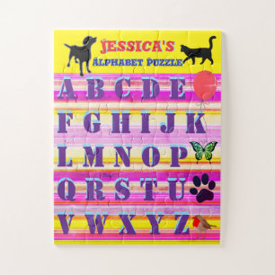 Personalisiertes Kinder-Alphabet-Puzzle