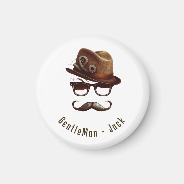 Personalisiertes Kindergeschenk des Vaters Magnet (Vorne)