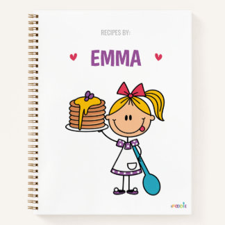 Personalisiertes Kinderkochbuch Notizbuch
