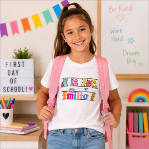 Personalisiertes Kindershirt für den Schulbeginn T-Shirt